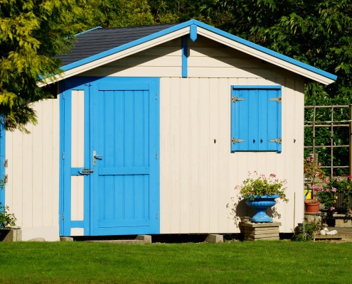 Coût d'un abri de jardin en PVC